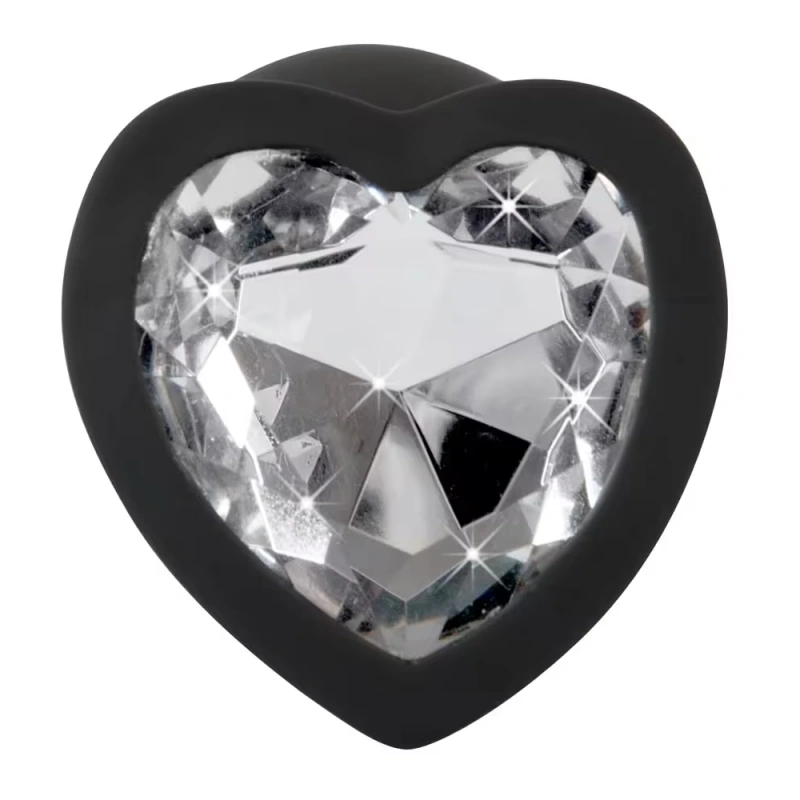 Schwarzer diamon Silikon Butt Plug