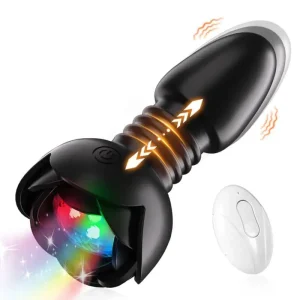 2-in-1 Elektrischer Prostata Plug mit Rückzieher