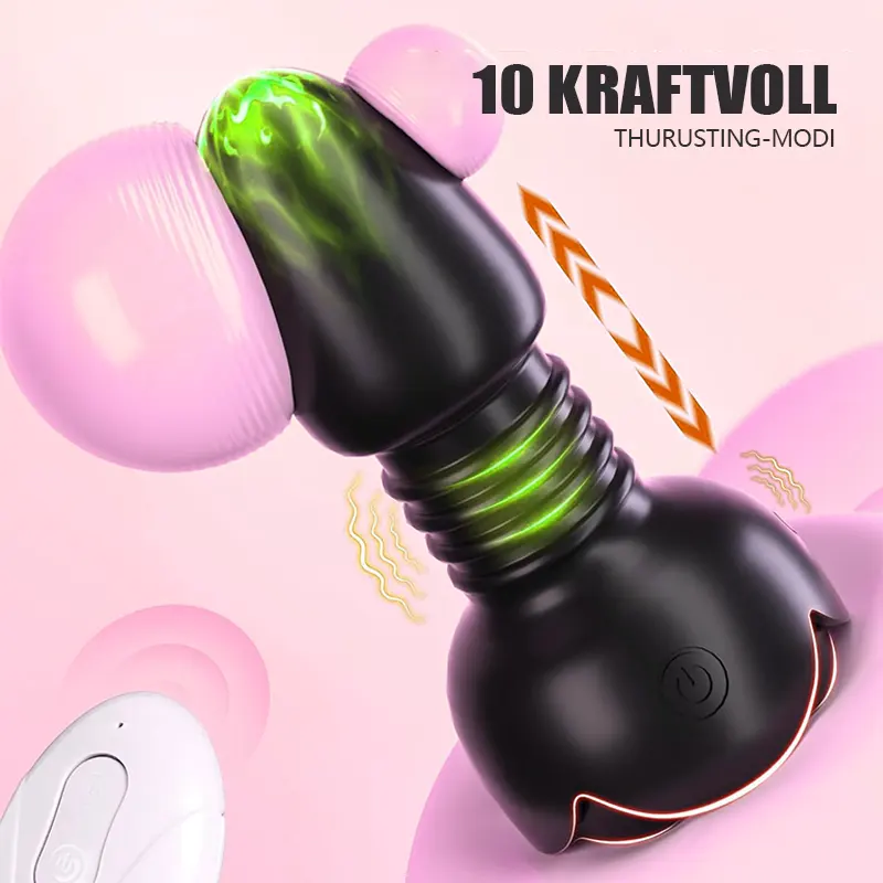 2-in-1 Elektrischer Prostata Plug mit Rückzieher 01