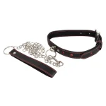 Halsband und Leine