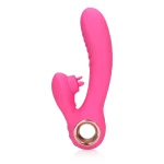 Pinker Bunny-Vibrator mit Leckfunktion
