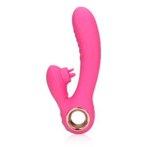 Pinker Bunny-Vibrator mit Leckfunktion