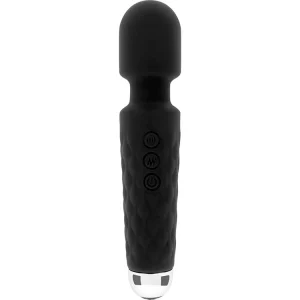 Kompakter schwarzer Wand-Vibrator für gezielte Stimulation
