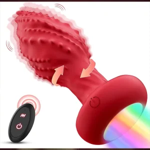 Anal Vibrator mit Fernsteuerung und Rotation – Intensives Erlebnis
