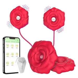 Sexspielzeug für Frauen, Brustwarzenvibrator in Rosenform