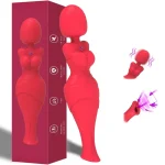 2-in-1 Vibrator für Frauen mit Klitorisstimulation