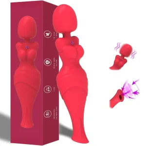 2-in-1 Vibrator für Frauen mit Klitorisstimulation