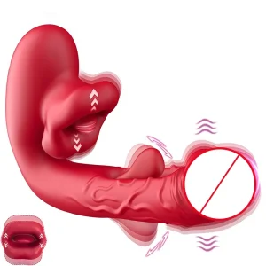 G punkt vibrator mit Saugnapf und Dildo,doppelte Stimulation