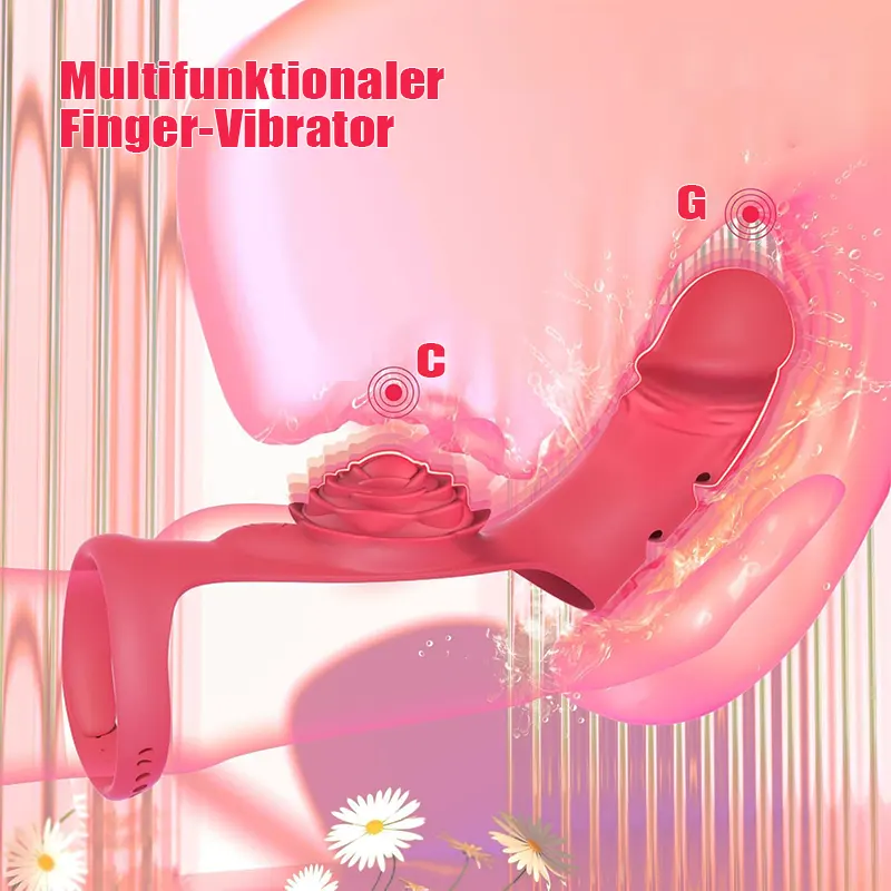 Rosenvibrator für gleichzeitige C- und G-Punkt-Stimulation 1