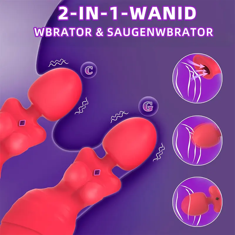 2-in-1 Vibrator für Frauen mit Klitorisstimulation 1