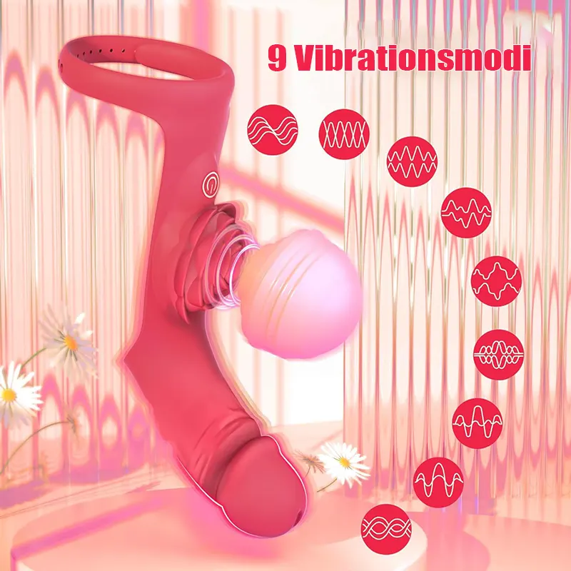 Rosenvibrator für gleichzeitige C- und G-Punkt-Stimulation 2