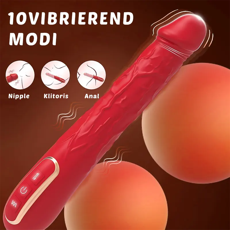 7,6-Zoll simulierter G Punkt Vibrator, Dildo-Optik 4