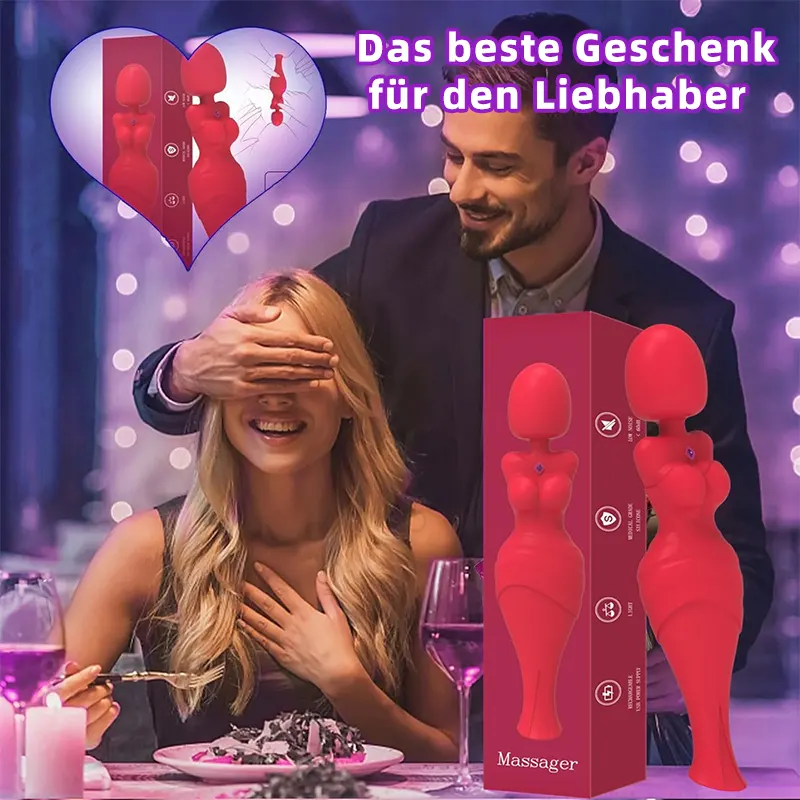 2-in-1 Vibrator für Frauen mit Klitorisstimulation 2