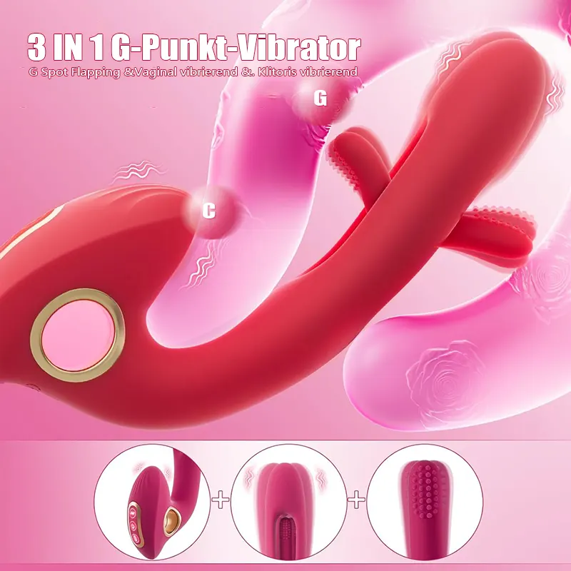 Zungen-Vibrator für G-Punkt & Klitoris – Lustspielzeug