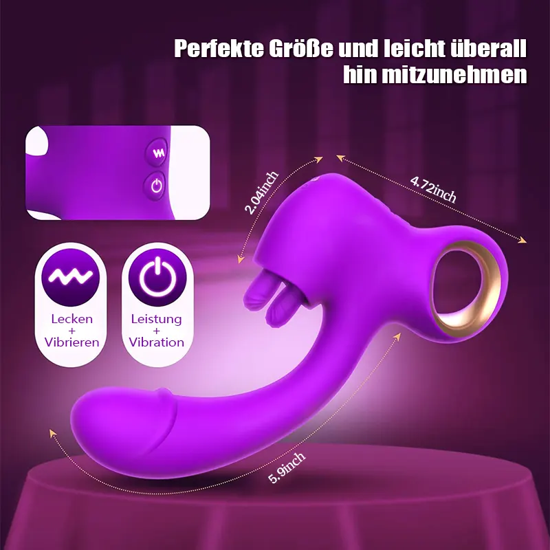 Swing Doppel-Lick Vibrator – Intensiver Genuss, wasserdicht 3