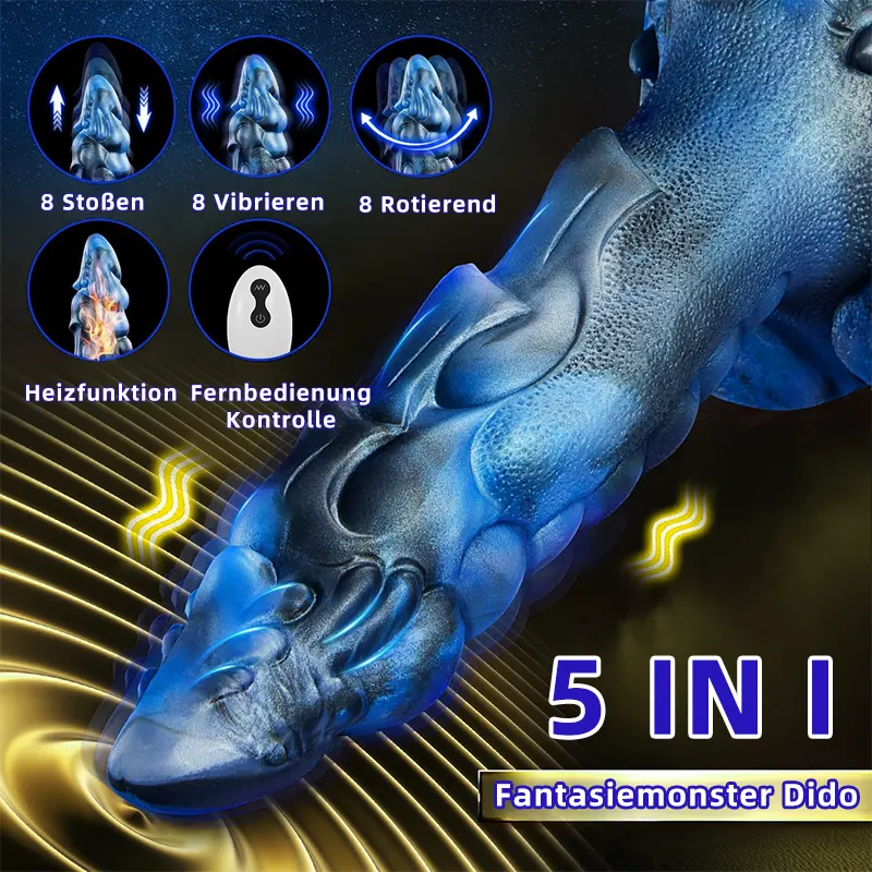 Fantasy Monster Stoßender Vibrator Dildo 4