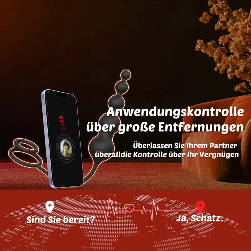 Vibrierender Penisring & Analplug mit Fernbedienung 4
