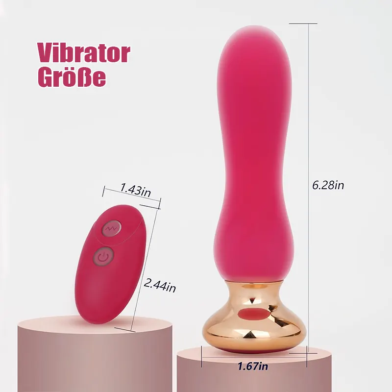 Vibrierender Analplug für G-Punkt & Prostata Stimulation 04