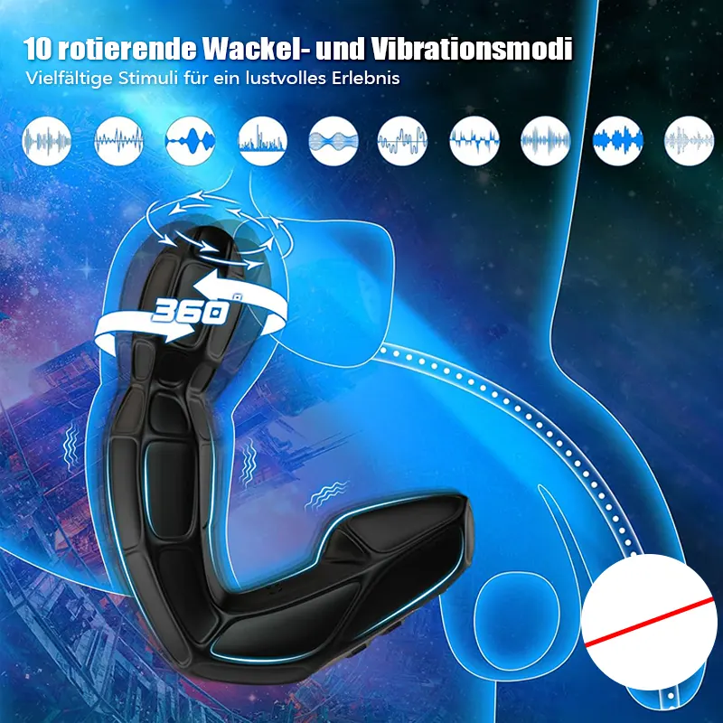 Fernbedienbarer 360° Prostata-Vibrator – Anal Stimulation 2