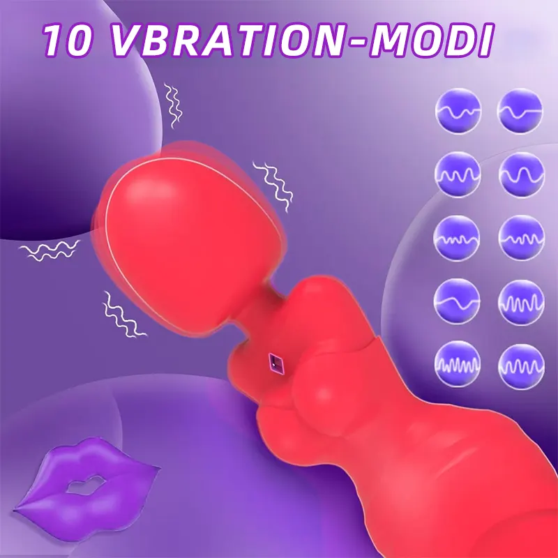 2-in-1 Vibrator für Frauen mit Klitorisstimulation 4