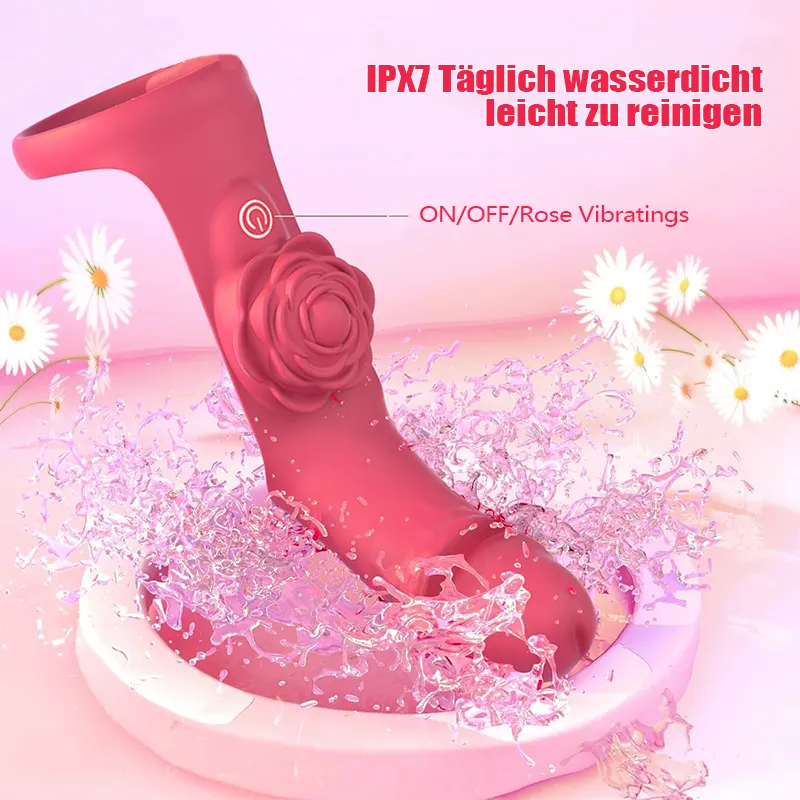 Rosenvibrator für gleichzeitige C- und G-Punkt-Stimulation 5