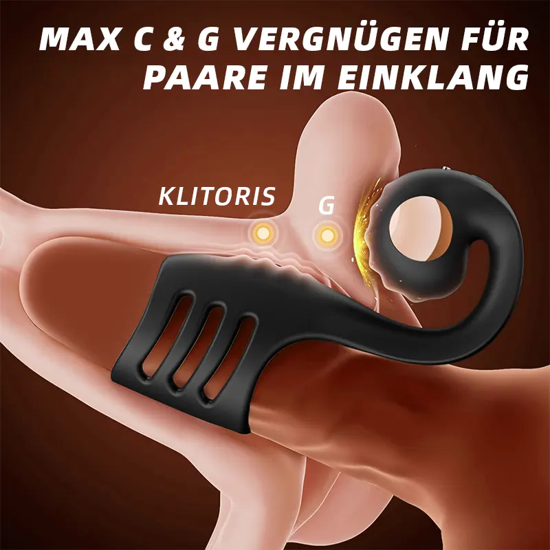 Vibrierender Penisring mit Hülle in Schneckenform