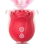 Rose Toy – 3‑in‑1 Saug‑ & Vibrations‑Blume für klitoral, Nippel & Anus