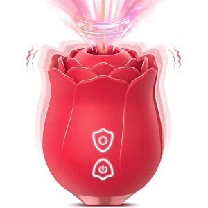 Rose Toy – 3‑in‑1 Saug‑ & Vibrations‑Blume für klitoral, Nippel & Anus