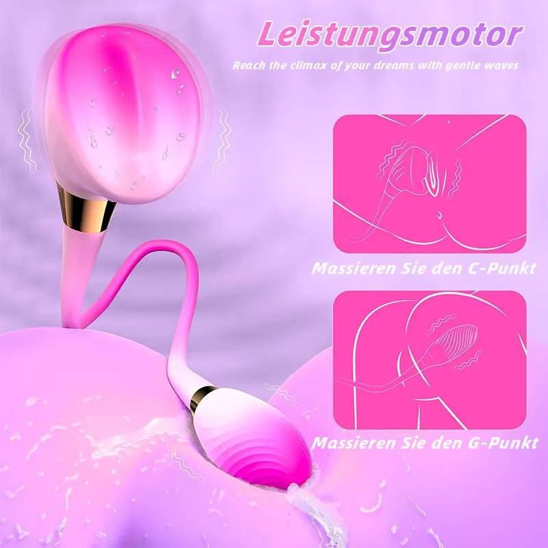 Doppelseitiger Vibrator für vaginale & G-Punkt-Stimulation