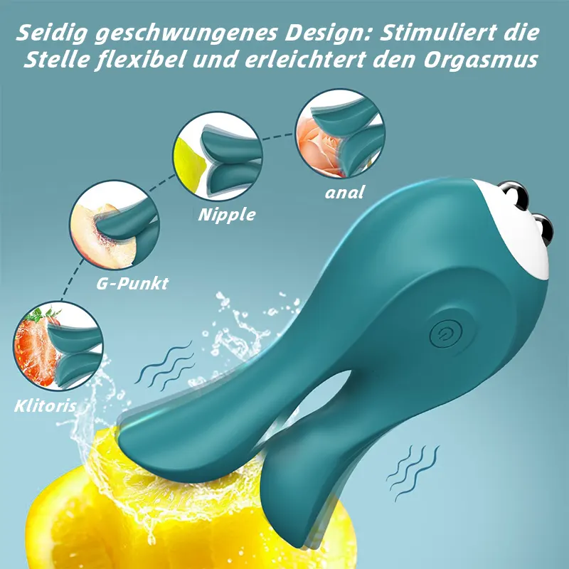 Doppelmotor G-Punkt Vibrator in Grün – 10 Vibrationsmodi