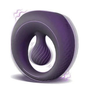 Verstellbarer Vibrationsring mit Perlen für Klitorisstimulation