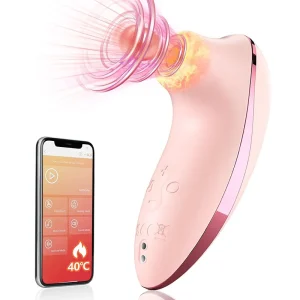 Heizbarer Saug-Vibrator mit Fernbedienung für Klitoris