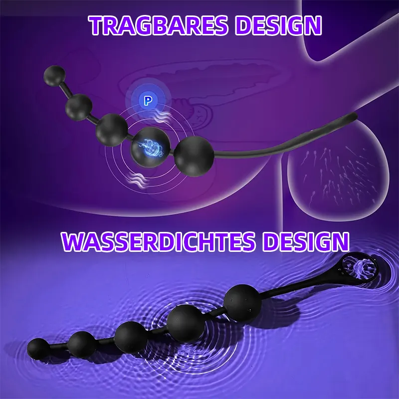 Anal Beads Vibrator – 14,5" App-gesteuerter Butt Plug