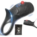 Cockring mit G-Punkt & Prostata-Vibrator, 10 Vibrationen