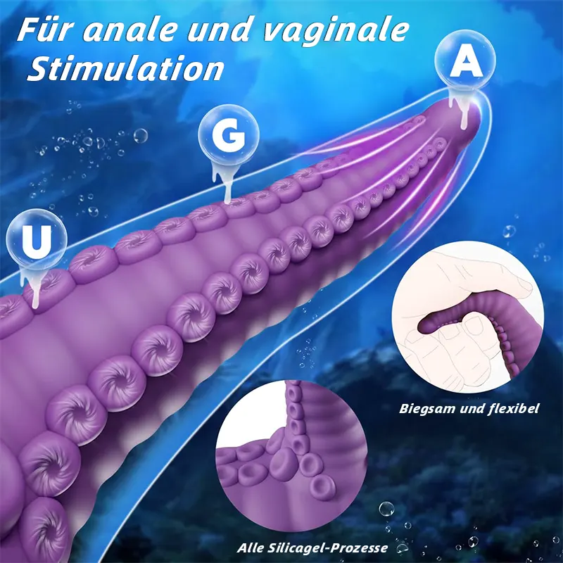 Gode Monstre à 10 Modes – Vibromasseur pour Point G et Anal