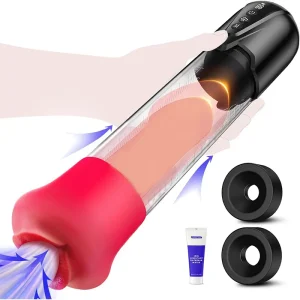 Automatischer Vakuum-Penis-Pump mit Vibration und Saugkraft