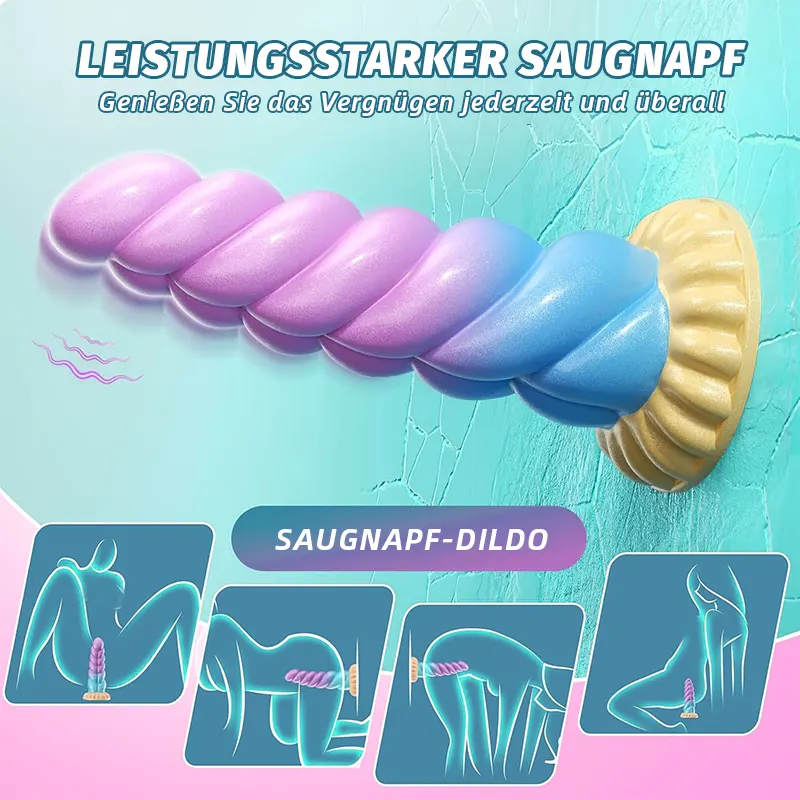Vibrierender Fantasy-Analdildo mit Fernbedienung aus Silikon