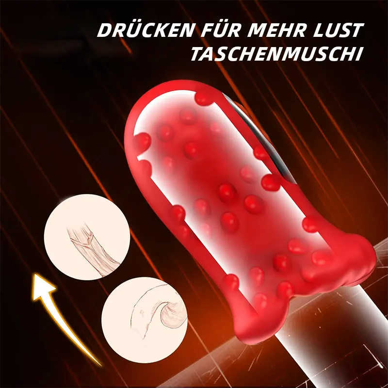 Vibrierender Masturbator mit Mundöffnung für intensive Lust