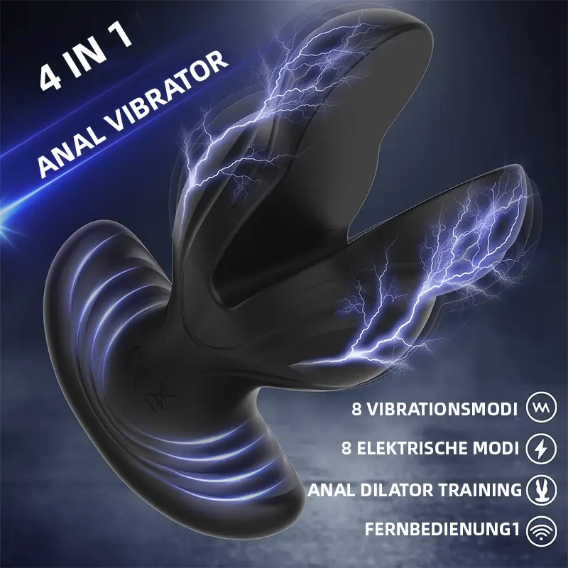 Anal Plug mit Vibration – 8 Modi für intensive Stimulation