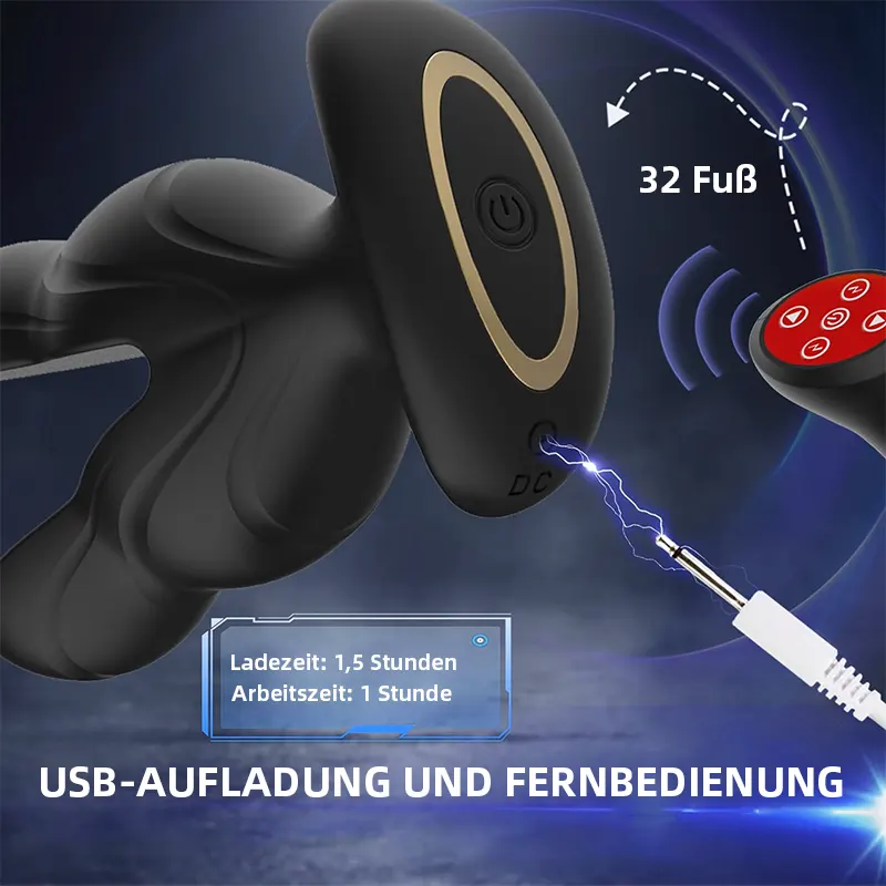 Anal Plug mit Vibration – 8 Modi für intensive Stimulation