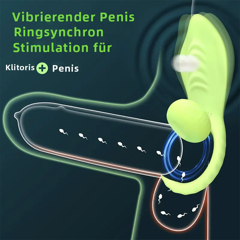 Penisring mit Fernbedienung, perfekter Vibrator für Paare