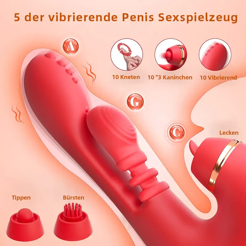 G-Punkt Vibrator Dildo mit 10 Vibrationsmodi – Intensives Lustspiel