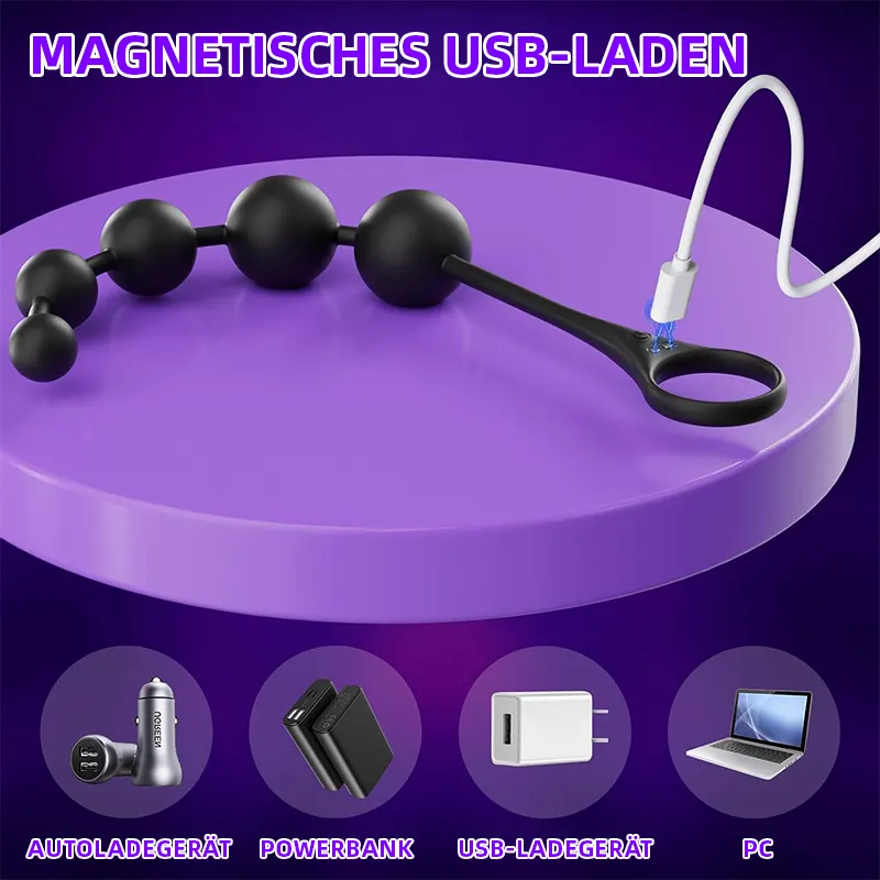 Anal Beads Vibrator – 14,5" App-gesteuerter Butt Plug