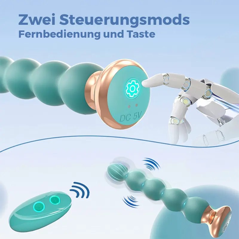 Analplug mit Fernbedienung und 10-stufiger Vibrationsfunktion