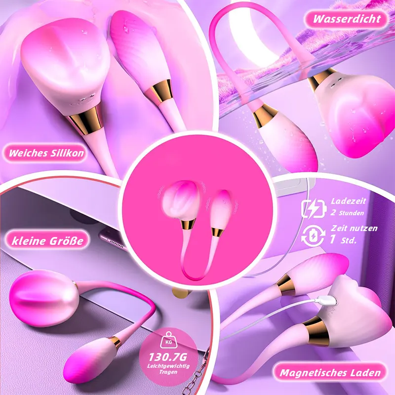 Doppelseitiger Vibrator für vaginale & G-Punkt-Stimulation