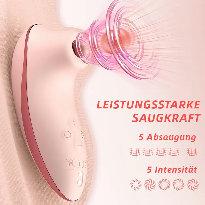 Heizbarer Saug-Vibrator mit Fernbedienung für Klitoris