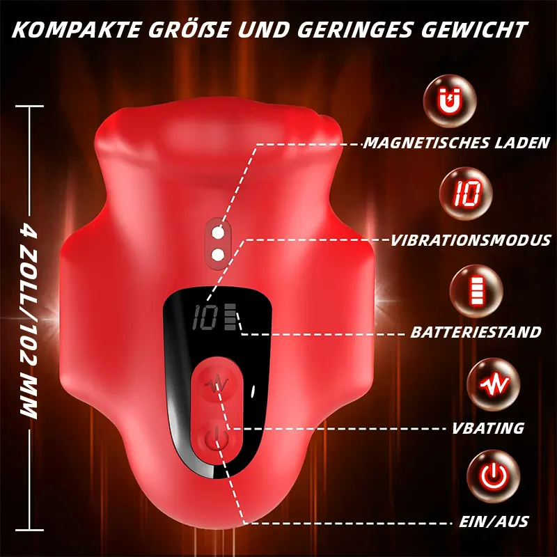 Vibrierender Masturbator mit Mundöffnung für intensive Lust