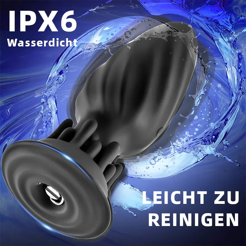 Vibrierender Analplug mit Rotation – 10 Modi für Männer