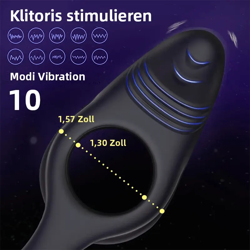 Vibrierender Cockring für Paare – Mehrfacher Genuss