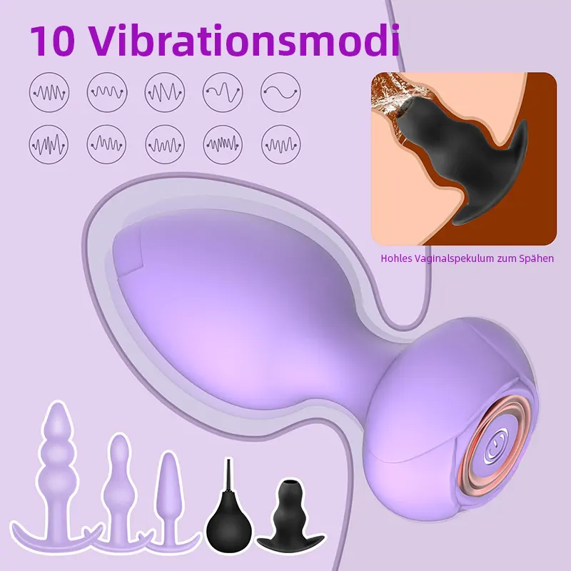 Das Buttplug-Set verfügt über zehn Vibrationsfunktionen